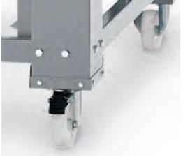 Roulettes pour support de four ITALFORNI ACCESSOIRE