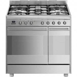 Centre De Cuisson 90 cm Gaz Inox SMEG SCB92PX8(F)