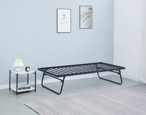 LIT GIGOGNE EN METAL NOIR 