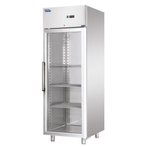 ARMOIRE POSITIVE VITRÉE INOX 700 L AT700PV