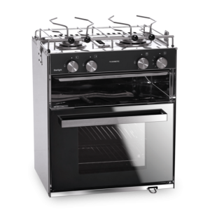 Cuisinière à gaz avec espace grillades et plan de cuisson à 2 feux Dometic StarLight