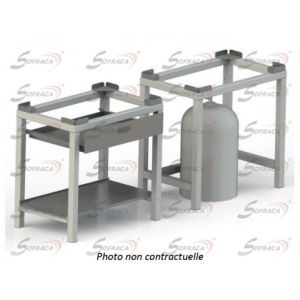 Support pour réchaud 2 feux gaz Sofraca 27041