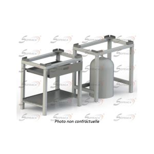 Option étagère support réchaud 2 feux SOFRACA 27041E