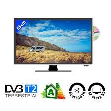 Télévision mobile 12/24 V 55 Cm Mobile TV Silverline22DVD 