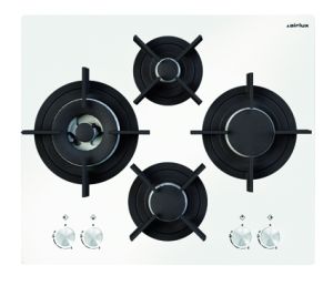 Table de cuisson verre blanche 60cm AIRLUX AV685HWH