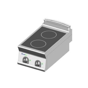 Plaque de cuisson électrique à induction à poser - 2 plaques - Gamme 700 - Tecnoinox PIN4E7