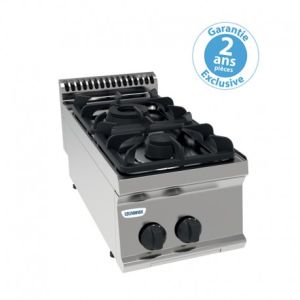 Plaque de cuisson - Top 2 feux vifs gaz - Gamme 700 - Tecnoinox  PC35G7 
