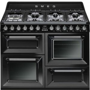 Centre De Cuisson 110 cm Gaz Noir SMEG TR4110BL1(F)