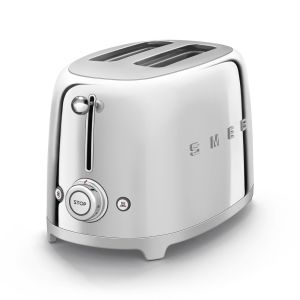 Toaster 2 tranches Smeg TSF01SSEU-Chromé