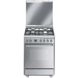 Cuisinière 60 cm Gaz Inox SMEG SCB60MX9