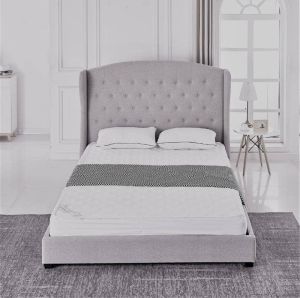 LIT BERGERAC GRIS 140x190 cm EURODESIGN 1102G140