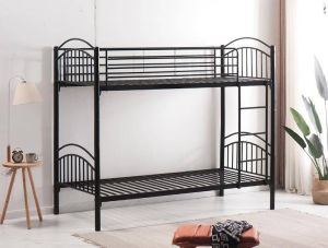 LIT SUPERPOSE ALICE NOIR 90x190 cm EURODESIGN BF052N