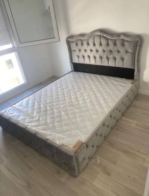 CADRE DE LIT TREND GRIS 160 EURODESIGN TRENDG160