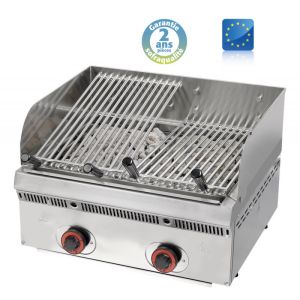 Wood Steak Grill Gaz pierre de lave SOFRACA PBV60