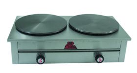 Crêpière gaz double 35cm SOFRACA 20076