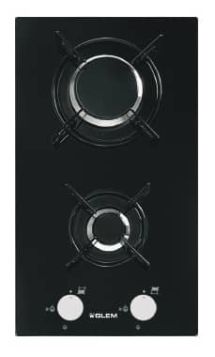 Domino verre gaz 30 cm Glem GV32BK