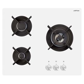 Table de cuisson verre blanche 60cm AIRLUX AV635HWH