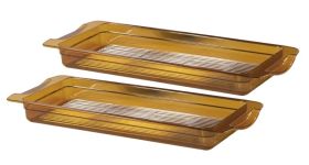 LOT DE 2 BACS GN 2/4 HAUTE TEMPÉRATURE CASSELIN CL2BGHT24