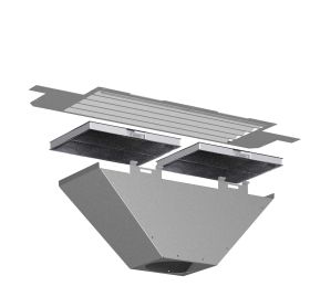 Kit de recyclage pour hotte décorative Bosch DSZ5100 (#D964158)