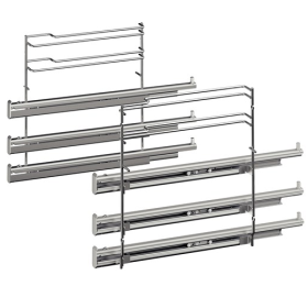 Rail télescopique 3 niveaux à sortie totale de four Bosch HEZ638370