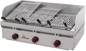 Wood Steak Grill Gaz pierre de lave SOFRACA PBV90