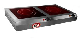 Réchaud vitrocéramique 2 feux 2100W SOFRACA 27114S