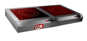 Réchaud vitrocéramique 2 feux 3500W SOFRACA 27114SSP