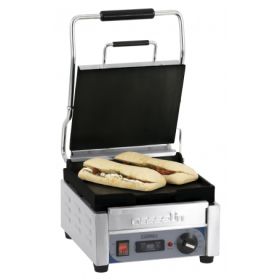 Grill panini petit premium lisse - lisse avec minuteur Casselin CGPLLPPT