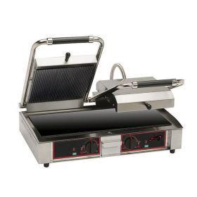 Grill double vitrocéramique plaques lisses SOFRACA 10232VLL