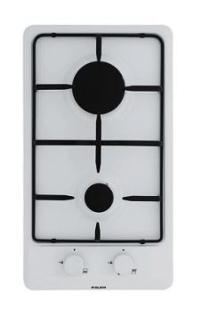 Table de cuisson gaz 2 feux butane Glem GT32GWH