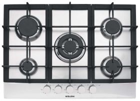 Table de cuisson gaz 70cm Glem GT755HIX
