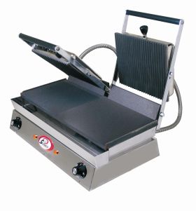 Infra Grill Duo plaques fonte rainurées - SOFRACA - 10022