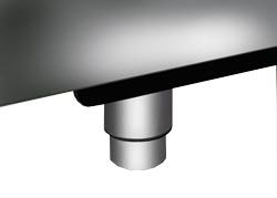 Kit 4 pieds inox pour centre de cuisson SMEG KITPDQ