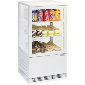 Mini vitrine réfrigérée positive 58L Blanche CASSELIN CVR58LB