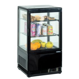 Mini vitrine réfrigérée positive 58L Noire CASSELIN CVR58LN