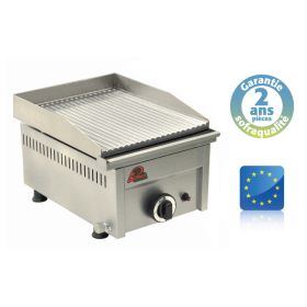 Plaque hamburgers gaz en acier SOFRACA NR300
