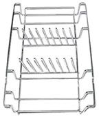 Support chromé pour 7 assiettes de centre de cuisson SMEG PR7A2 (#8887125)