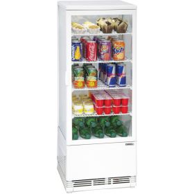 Vitrine réfrigérée positive 98L Blanche CASSELIN CVR98LB