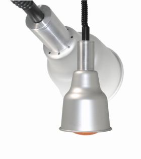 Lampe chauffante sur pied - Blanche - 230 V - 24000BB